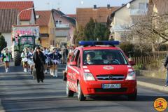 Faschingszug 2016 vom Boden